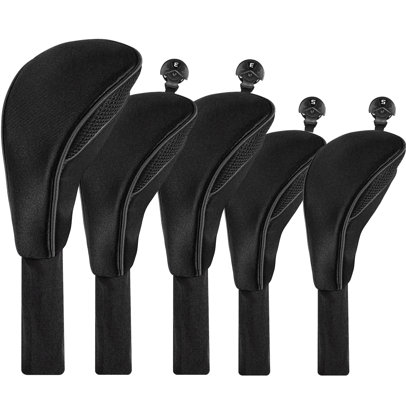 Badminton Club - 5pcs Golf Club Head Covers for