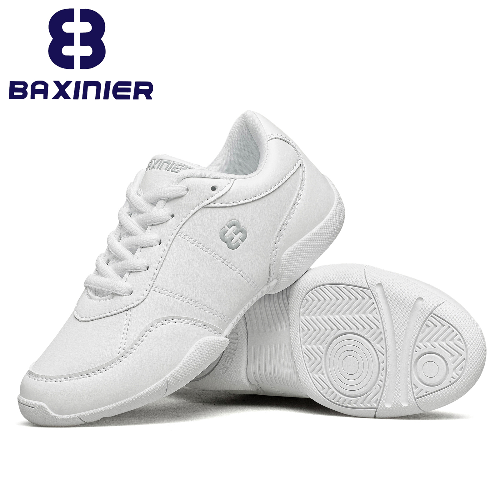 Girls White Cheerleading Shoes - Badminton Junior avaliação e preço
