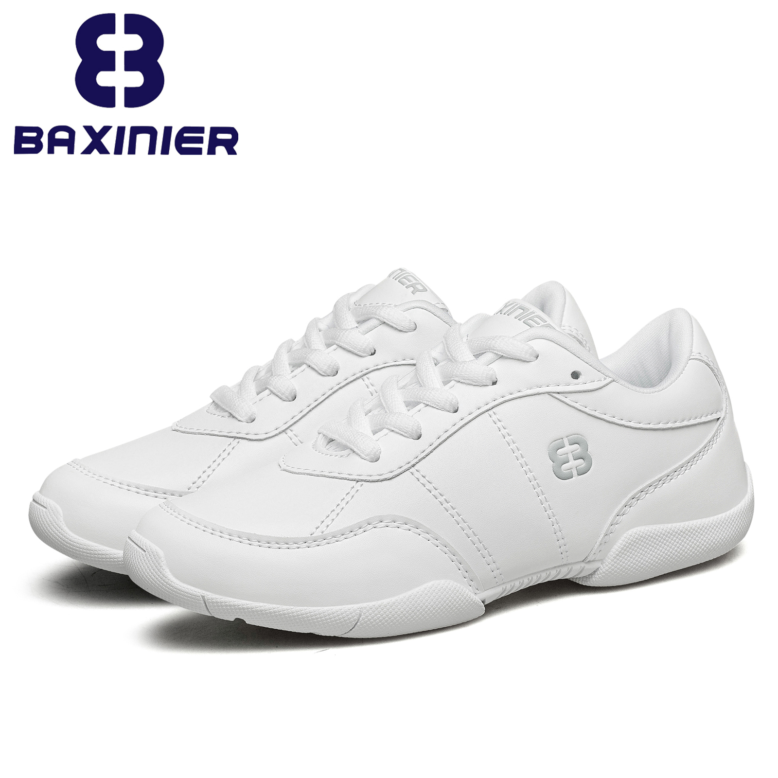 Girls White Cheerleading Shoes - Badminton Junior avaliação e preço