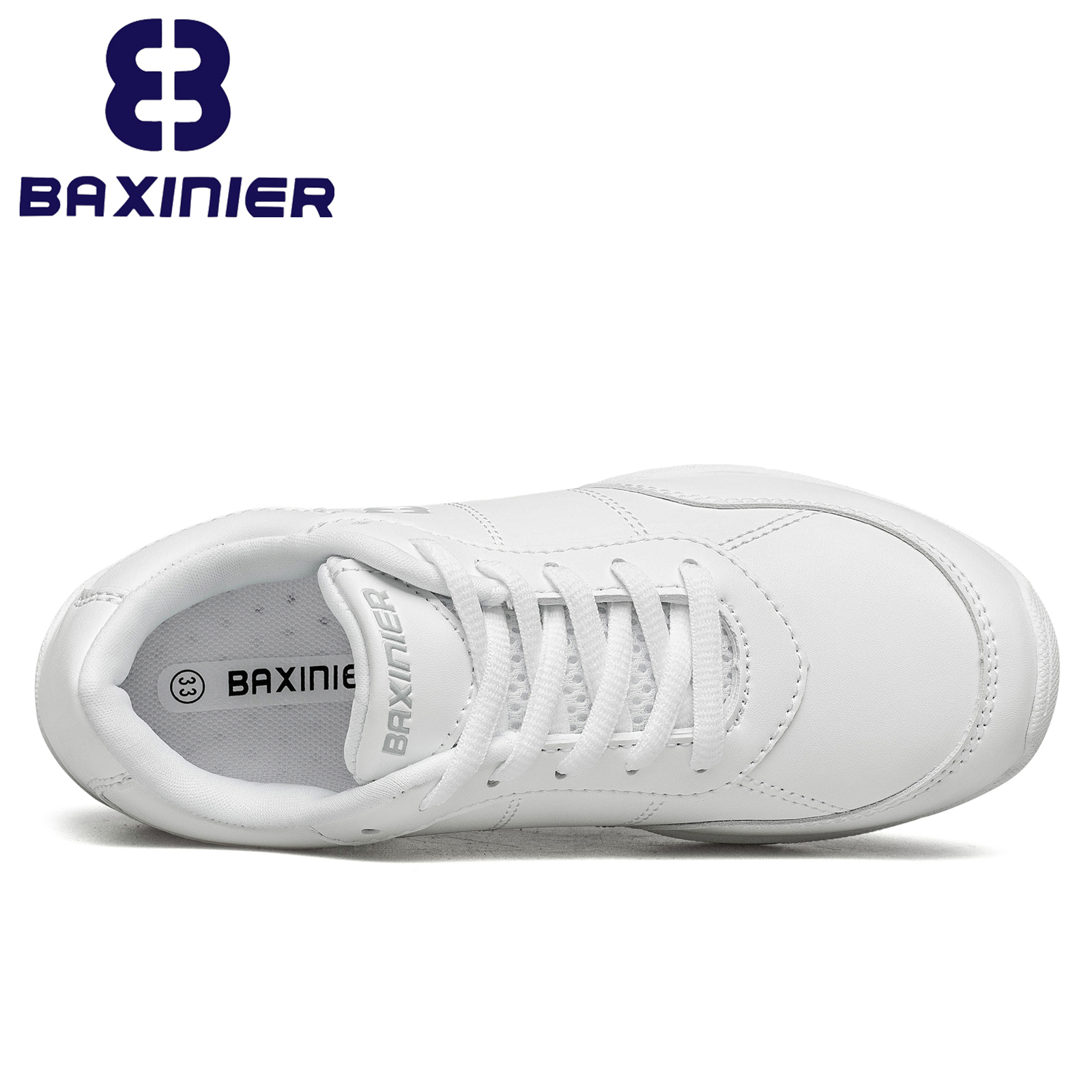 Girls White Cheerleading Shoes - Badminton Junior avaliação e preço