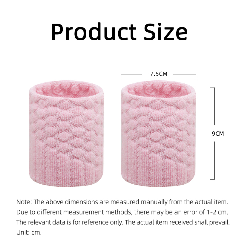 1 Pairs Cotton Elastic Wristba - Wristband Pair Sweat avaliação e preço