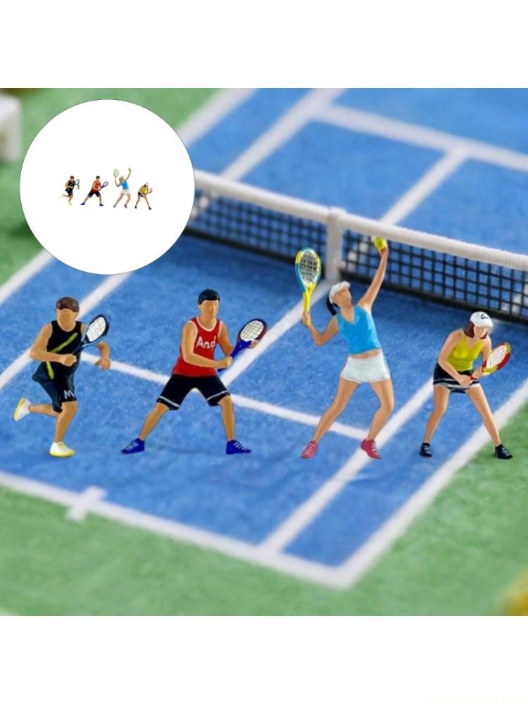 QX2E 1:64 Scale Miniature Figu - Badminton Player avaliação e preço