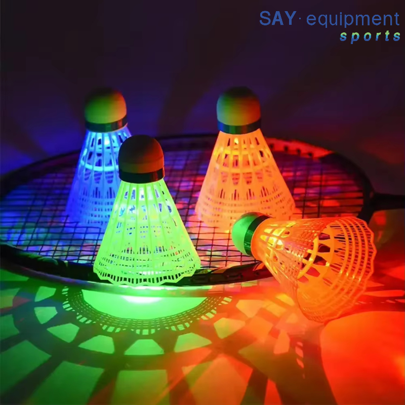 6Pcs LED Badminton Ball Glowin - Badminton Nylon Shuttlecock avaliação e preço