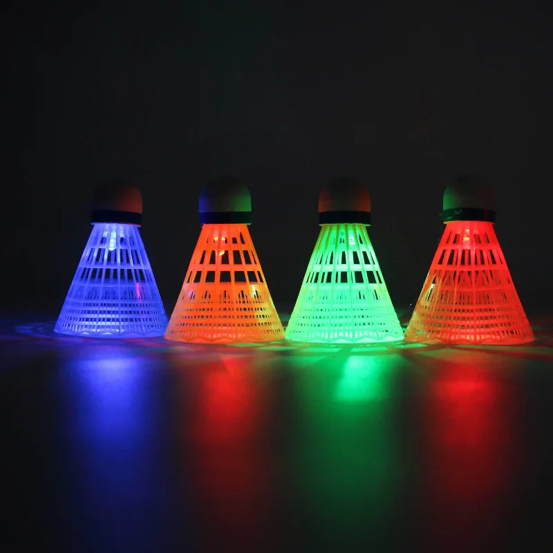 6Pcs LED Badminton Ball Glowin - Badminton Nylon Shuttlecock avaliação e preço
