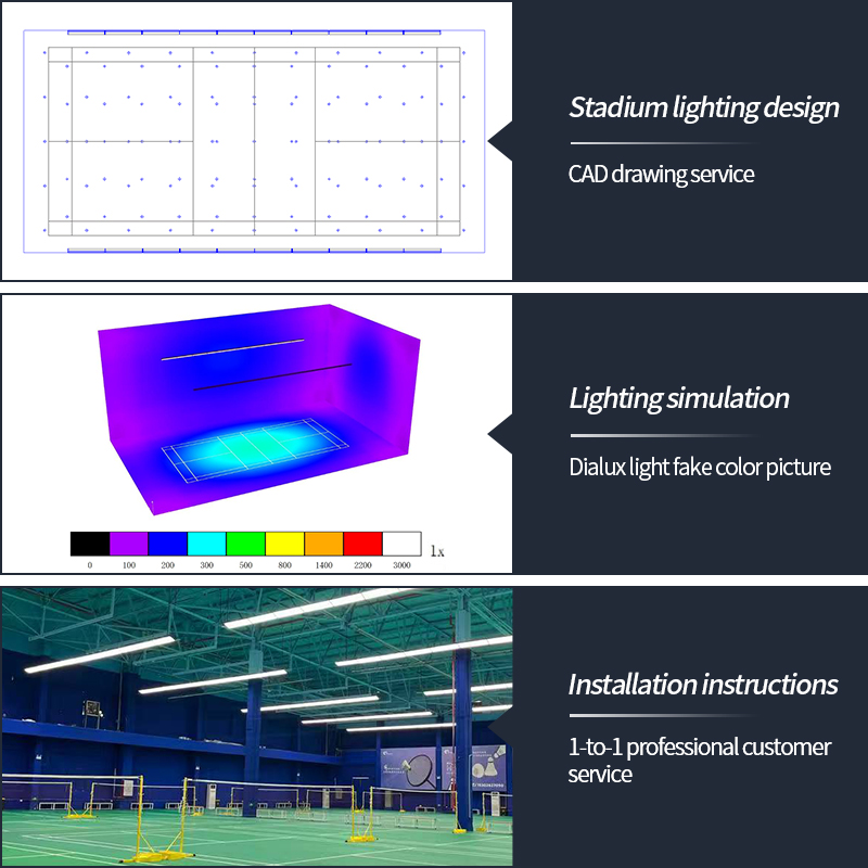 New Indoor Led Badminton Field - Badminton Court avaliação e preço