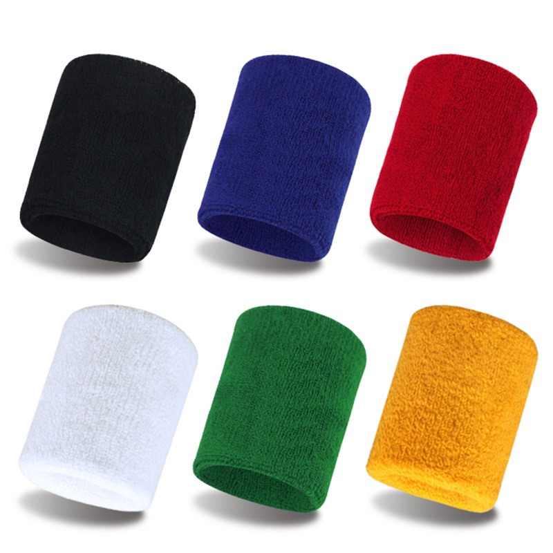 1 Pair Cotton Elastic Wristban - Wristband Pair Sweat avaliação e preço