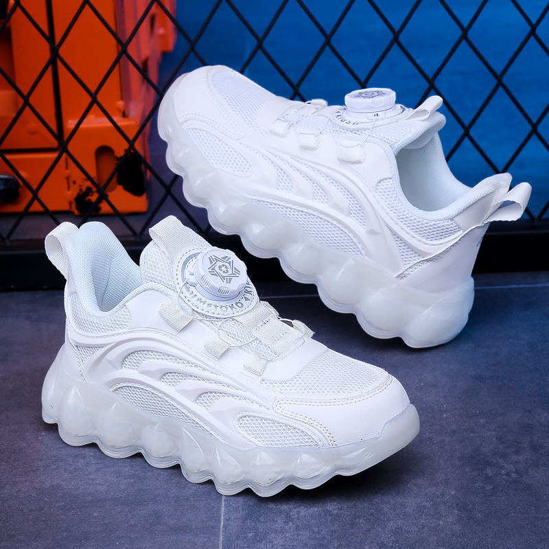 Children's White School Shoes  - Badminton Junior avaliação e preço