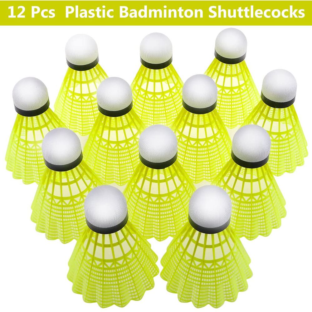 New Plastic Badminton Shuttlec - Badminton Nylon Shuttlecock avaliação e preço