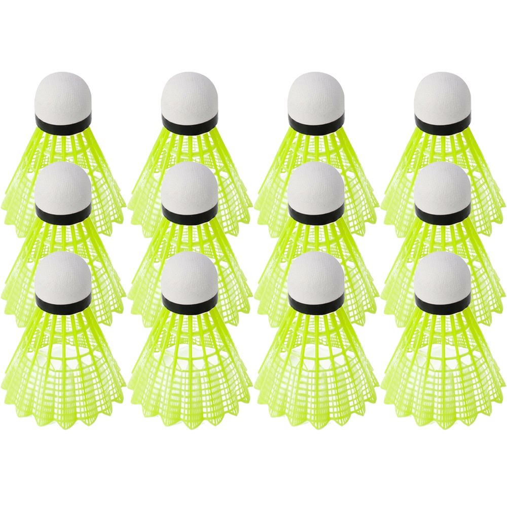 6/12PCS Green Badminton Balls  - Badminton Nylon Shuttlecock avaliação e preço