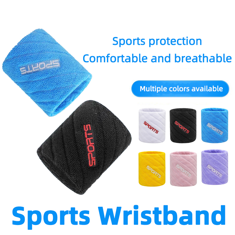 1 Pairs Cotton Elastic Wristba - Wristband Pair Sweat avaliação e preço
