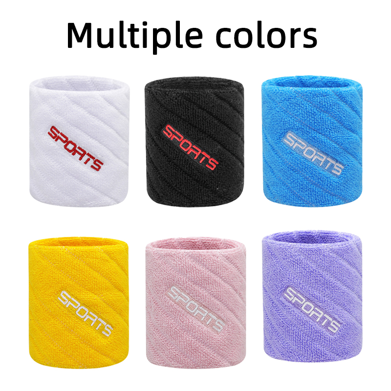 1 Pairs Cotton Elastic Wristba - Wristband Pair Sweat avaliação e preço
