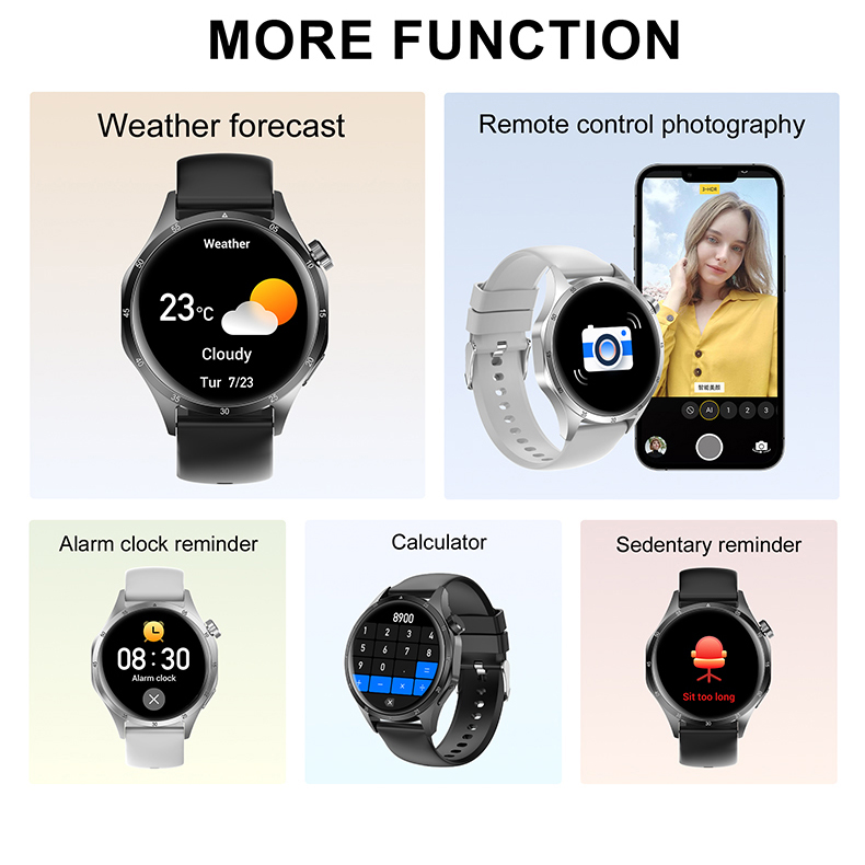 2026 New Smart Watch Men AMOLE - Badminton Online avaliação e preço