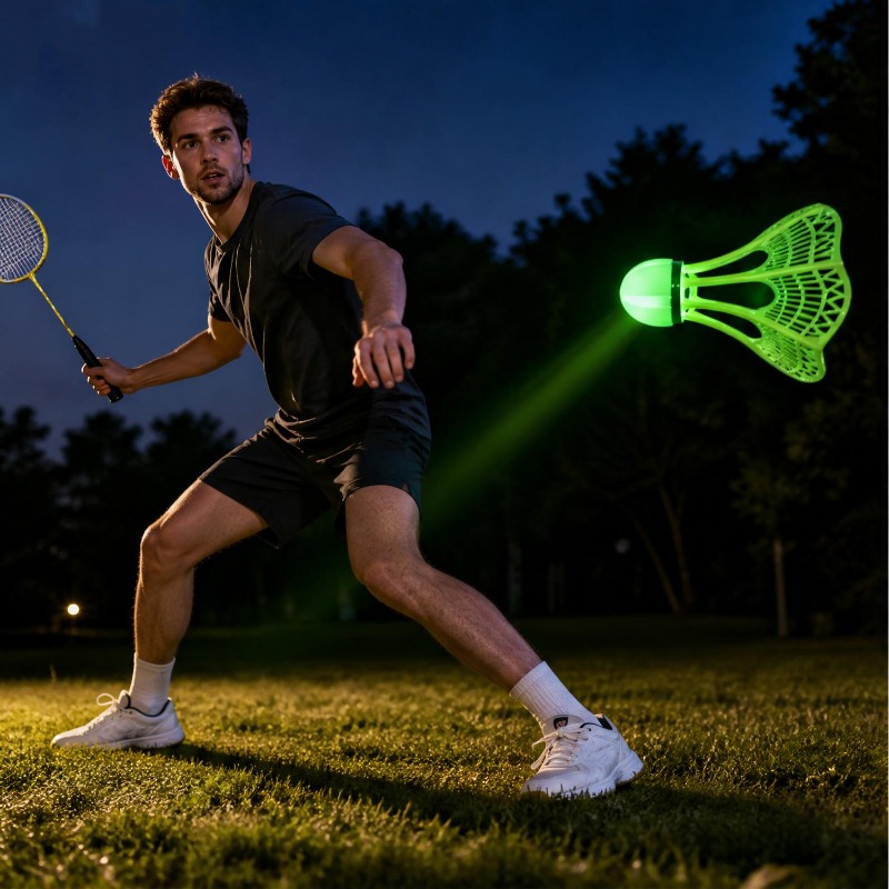 Windproof Luminous Badminton S - Badminton Nylon Shuttlecock avaliação e preço