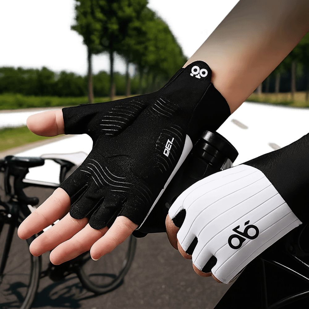 1 Pair Breathable Cycling Glov - Wristband Pair Sweat avaliação e preço