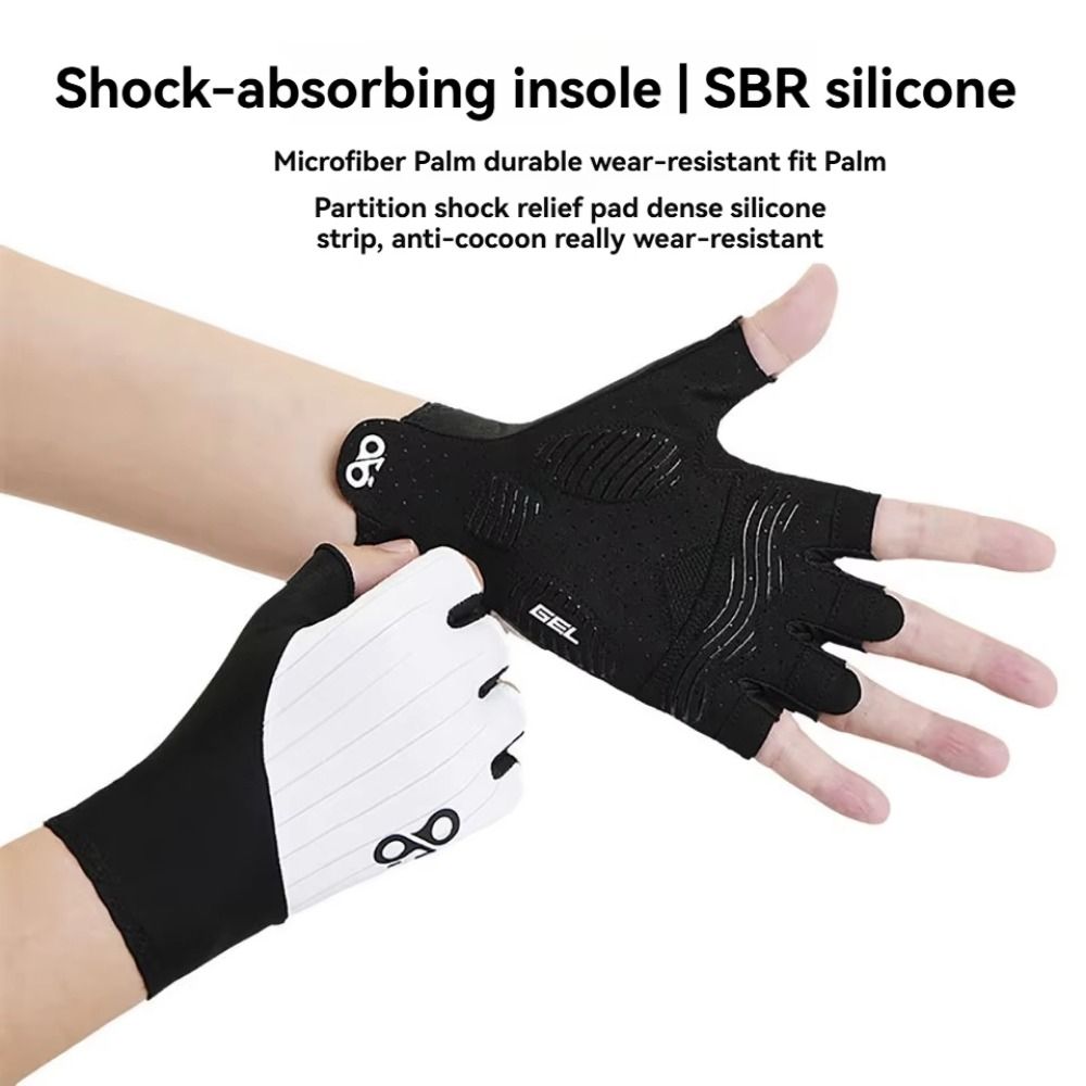 1 Pair Breathable Cycling Glov - Wristband Pair Sweat avaliação e preço
