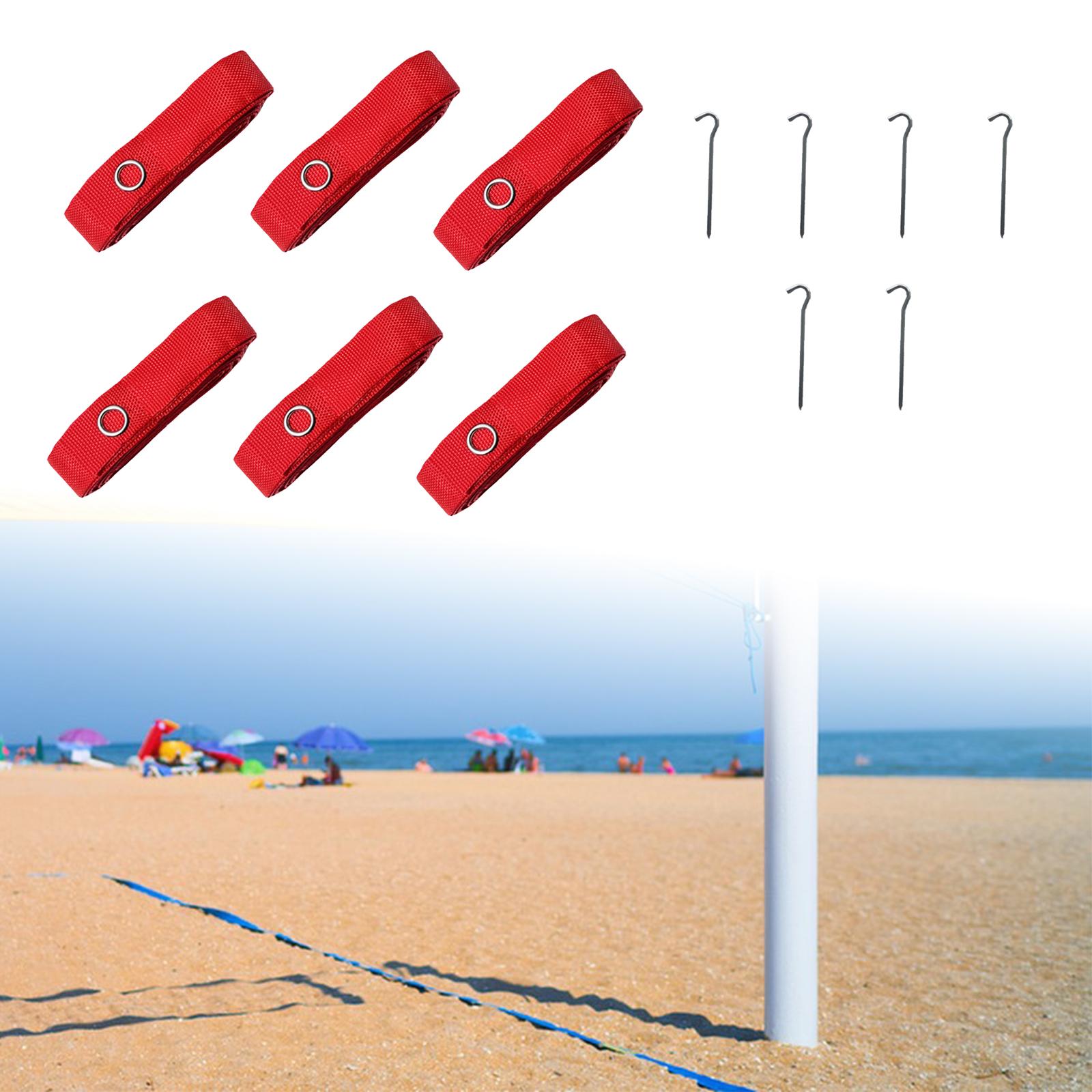 6Pcs Beach Volleyball Lines Bo - Badminton Single avaliação e preço