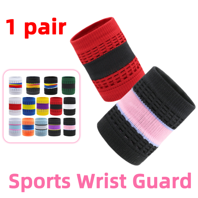 1 Pair Wrist Guard Unisex Adul - Wristband Pair Sweat avaliação e preço