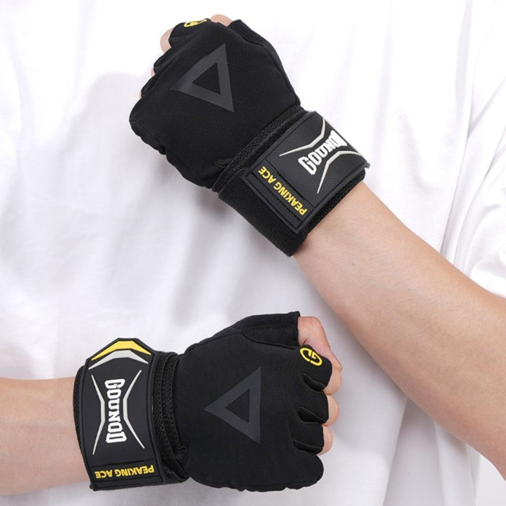 1 Pair Breathable Cycling Glov - Wristband Pair Sweat avaliação e preço