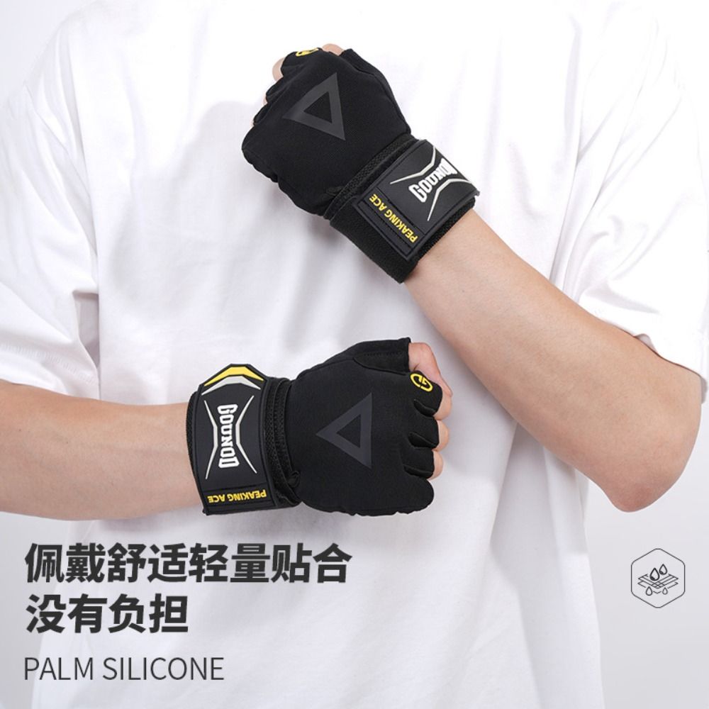 1 Pair Breathable Cycling Glov - Wristband Pair Sweat avaliação e preço