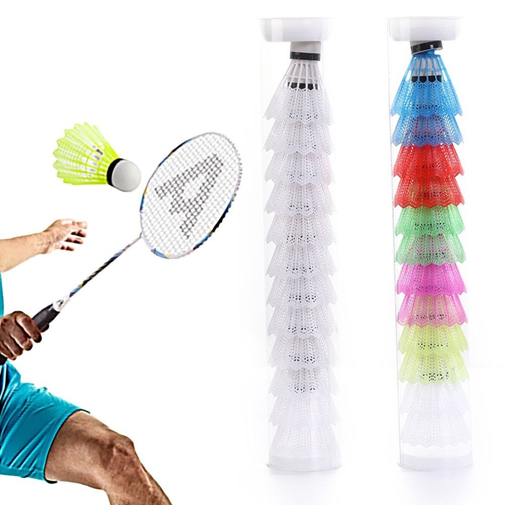 6/12PCS Windproof Badminton Mu - Badminton Nylon Shuttlecock avaliação e preço