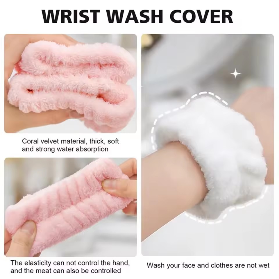 Fashion 2pcs One Pair Wash Fac - Wristband Pair Sweat avaliação e preço