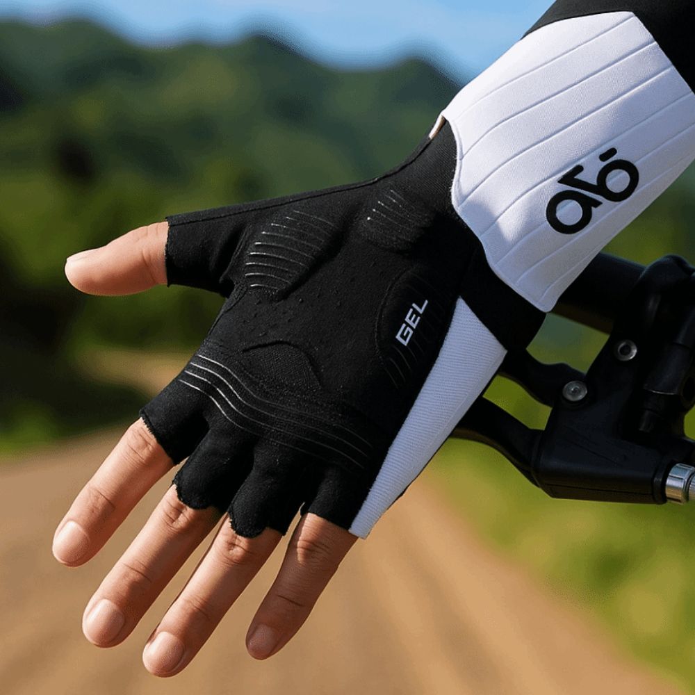 1 Pair Breathable Cycling Glov - Wristband Pair Sweat avaliação e preço