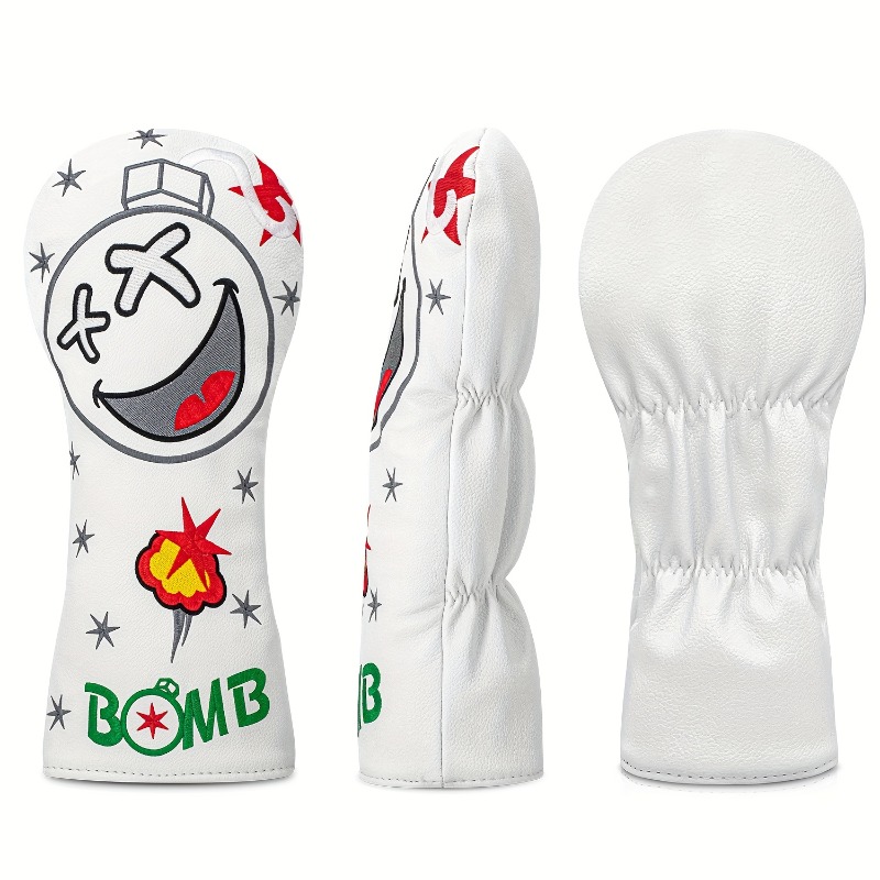 Golf Club Head Cover - White,  - Badminton Club avaliação e preço