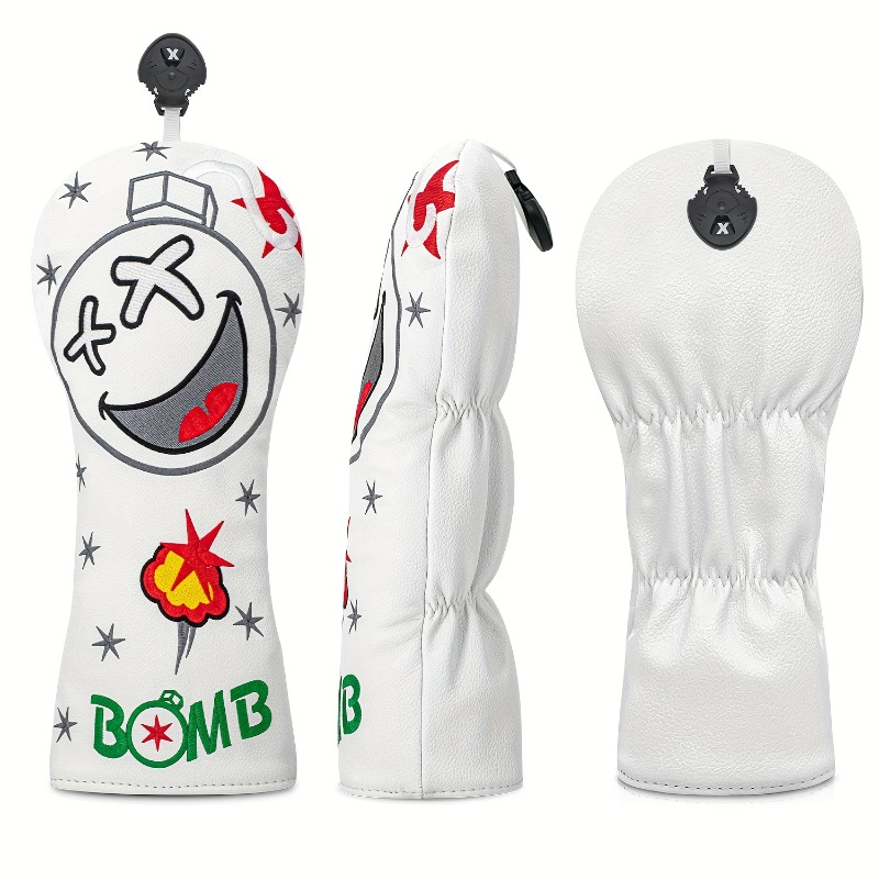 Golf Club Head Cover - White,  - Badminton Club avaliação e preço