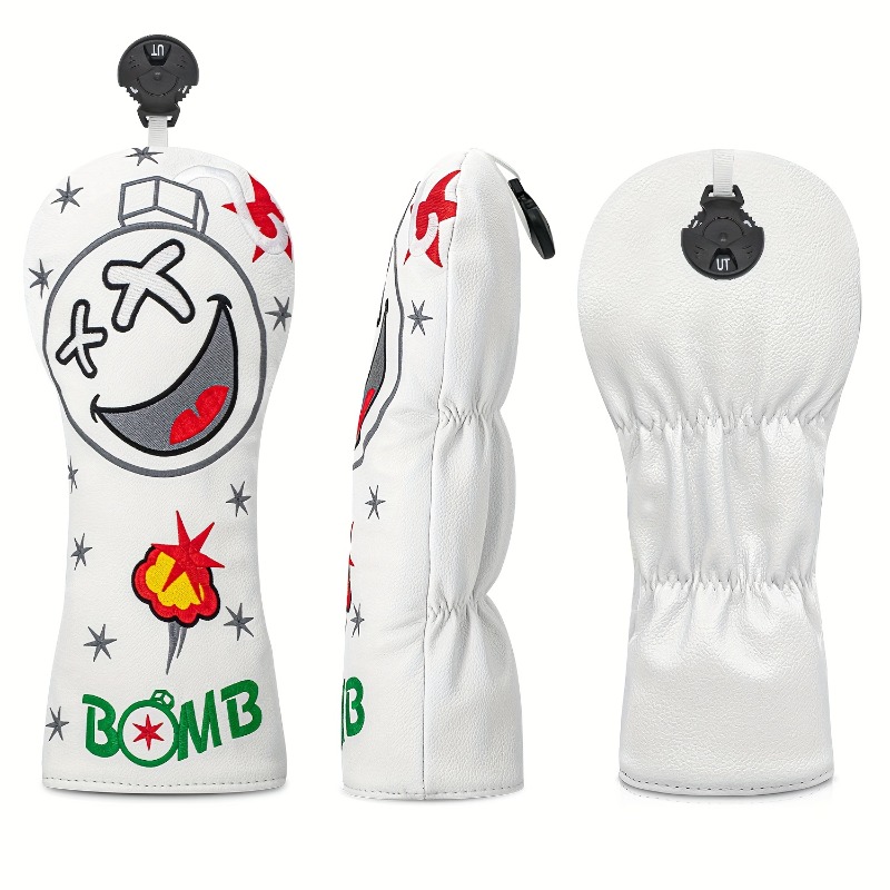 Golf Club Head Cover - White,  - Badminton Club avaliação e preço