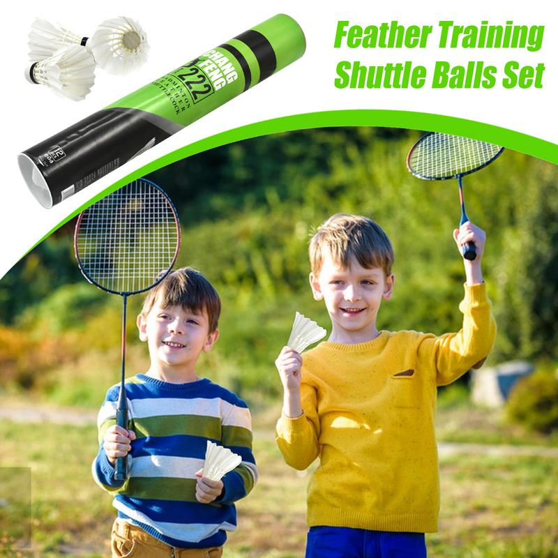 12PC Durable Badminton Shuttle - Badminton Nylon Shuttlecock avaliação e preço