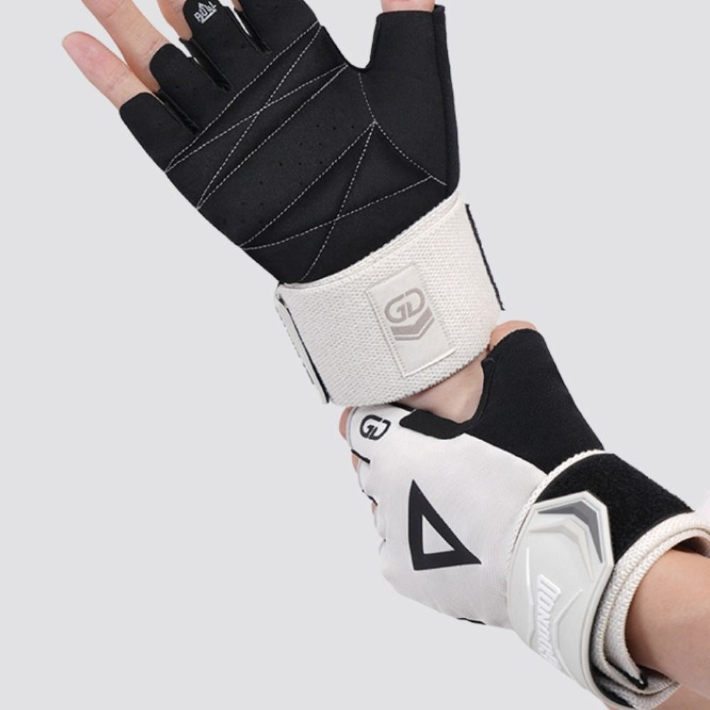 1 Pair Breathable Cycling Glov - Wristband Pair Sweat avaliação e preço