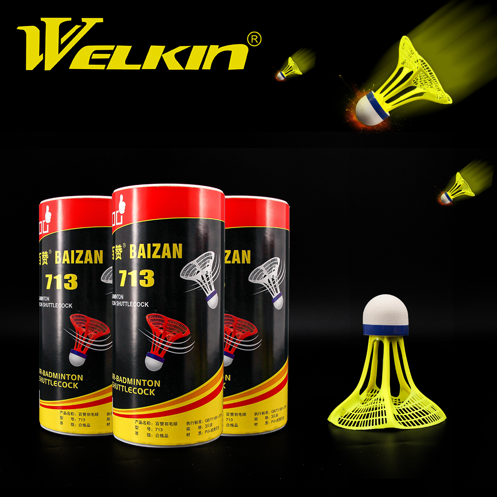 Welkin 3pcs/Pack 2022 New Orig - Badminton Nylon Shuttlecock avaliação e preço