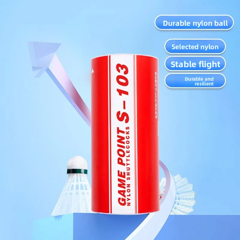 1tube 3pcs Kumpoo Badminton ba - Badminton Nylon Shuttlecock avaliação e preço