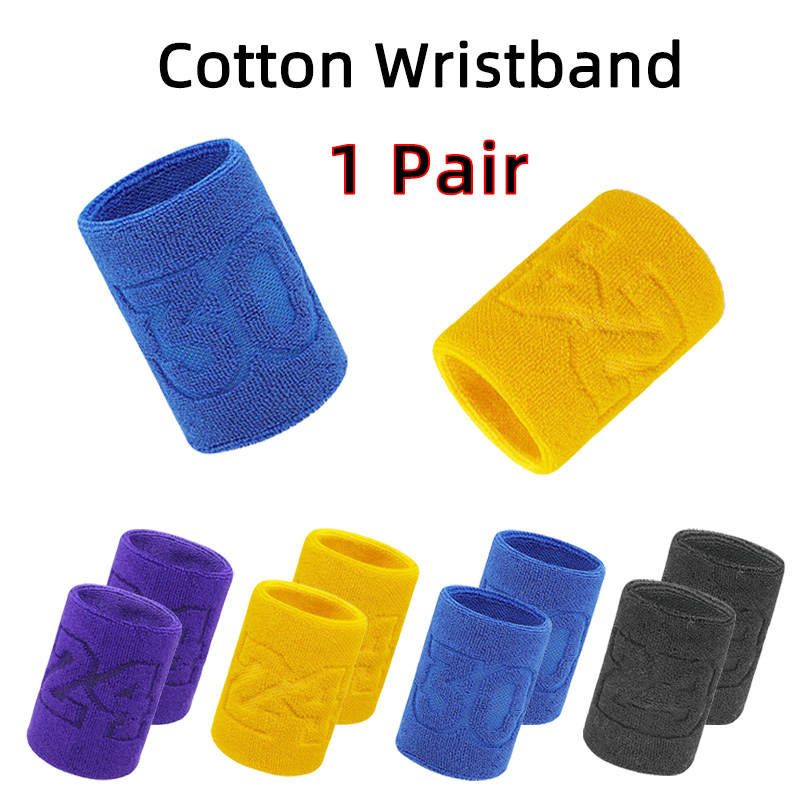 1 Pair Cotton Elastic Wristban - Wristband Pair Sweat avaliação e preço