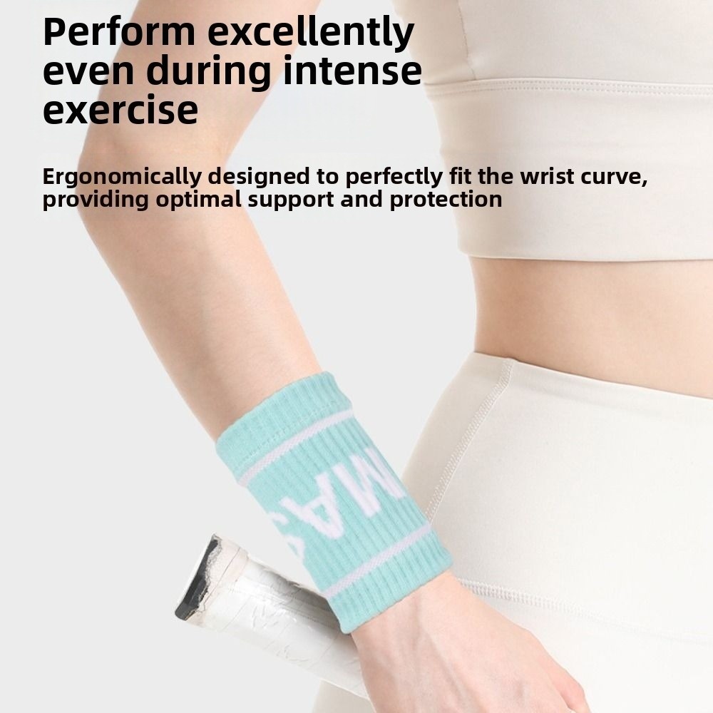1 Pair Elastic Breathable Spor - Wristband Pair Sweat avaliação e preço