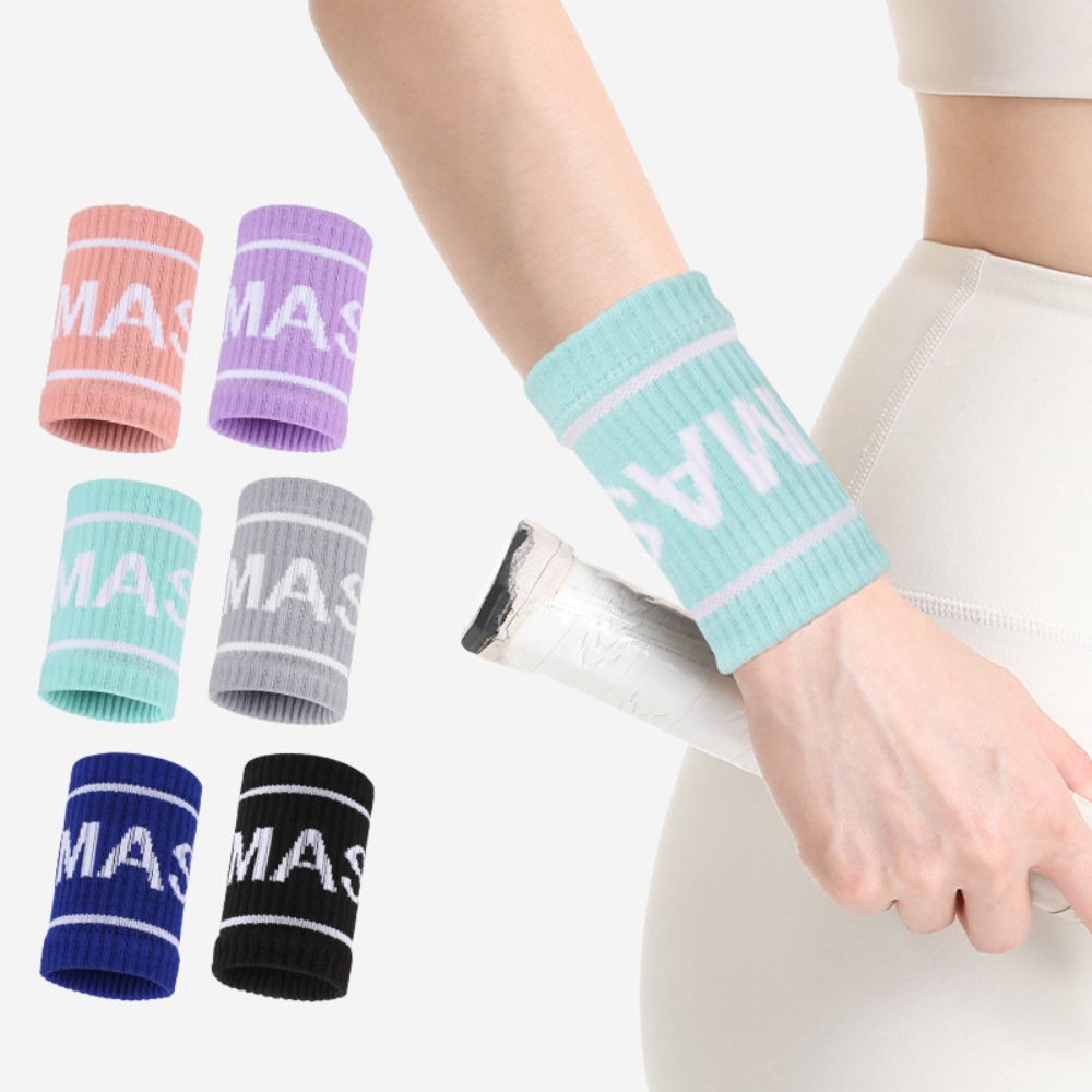 1 Pair Elastic Breathable Spor - Wristband Pair Sweat avaliação e preço