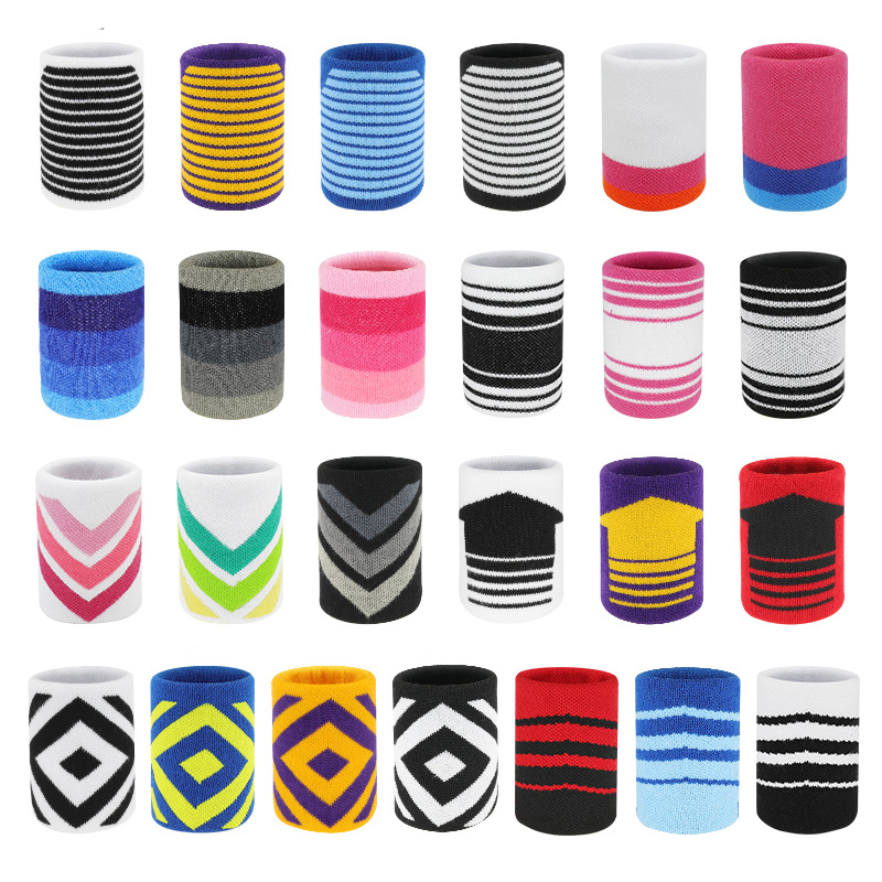 1 Pair Colorful Polyester Cott - Wristband Pair Sweat avaliação e preço