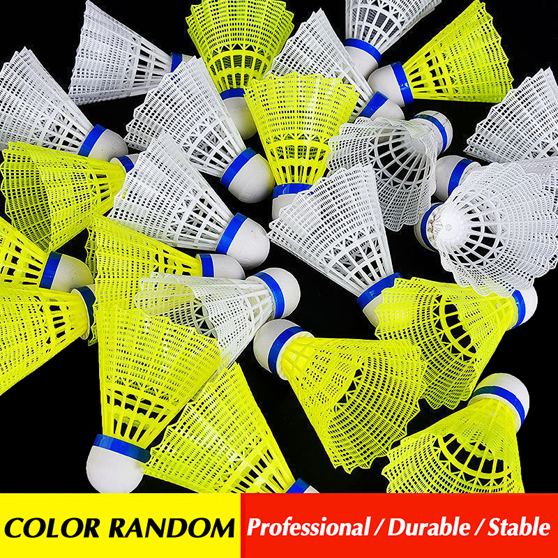 【W】1PCS Plastic Badminton Shut - Badminton Nylon Shuttlecock avaliação e preço