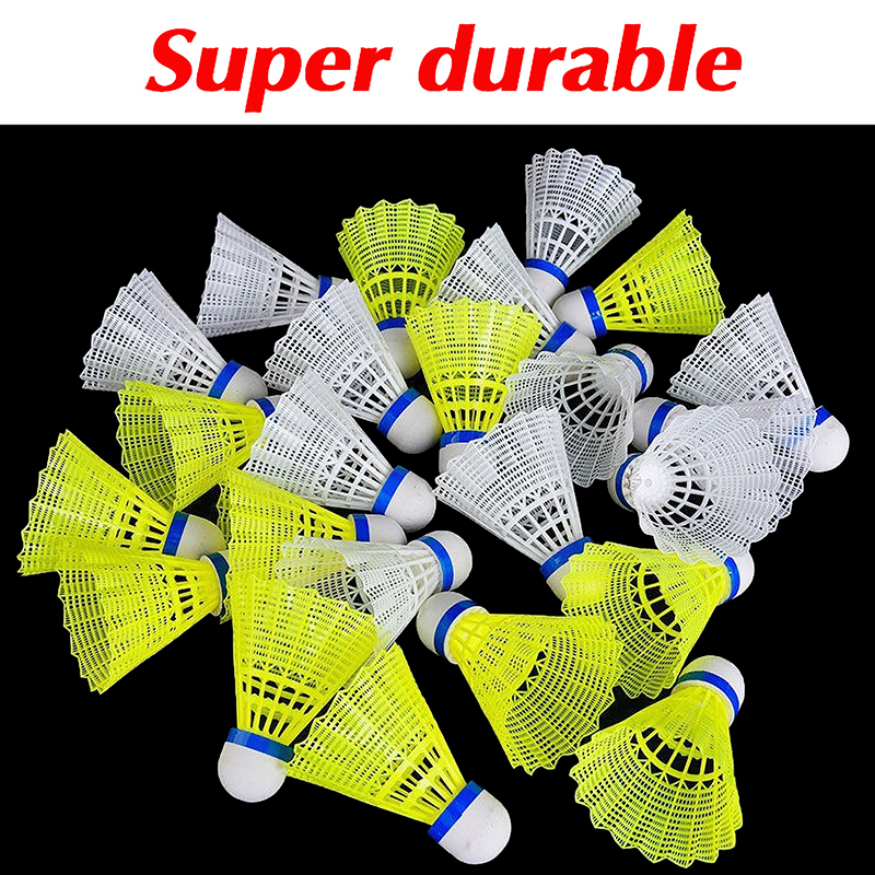 【W】1PCS Plastic Badminton Shut - Badminton Nylon Shuttlecock avaliação e preço