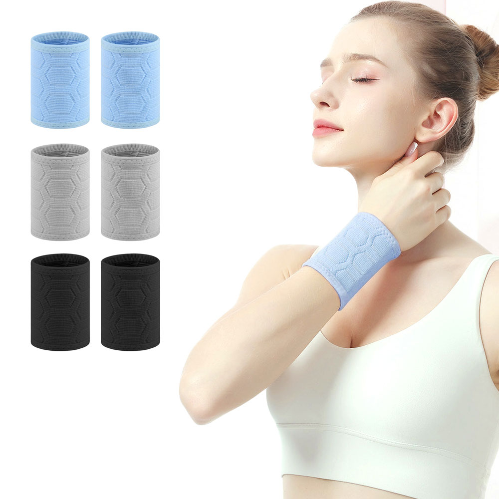 1 Pair Wrist Sweatbands Tennis - Wristband Pair Sweat avaliação e preço