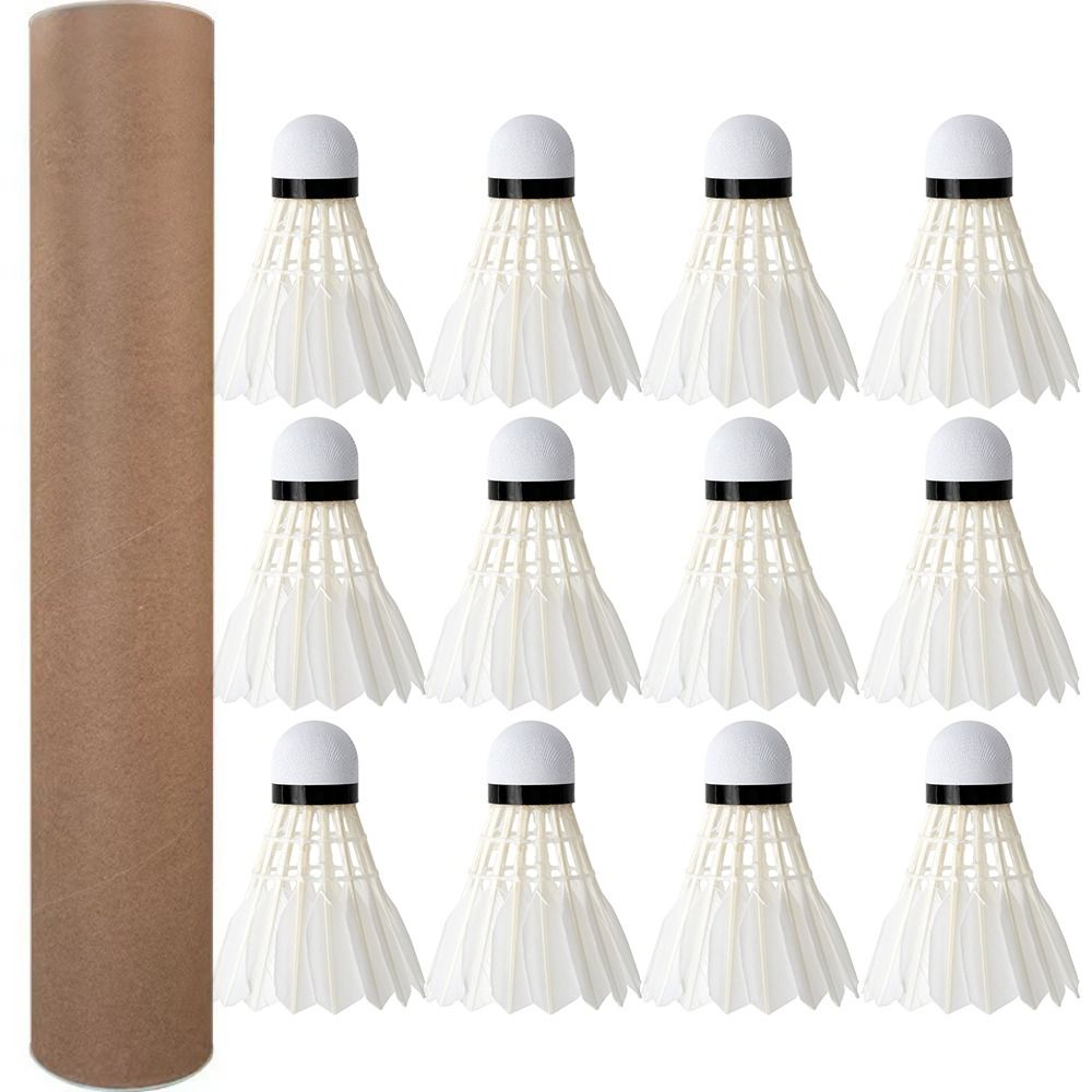 3/6/12PCS Professional Badmint - Badminton Nylon Shuttlecock avaliação e preço