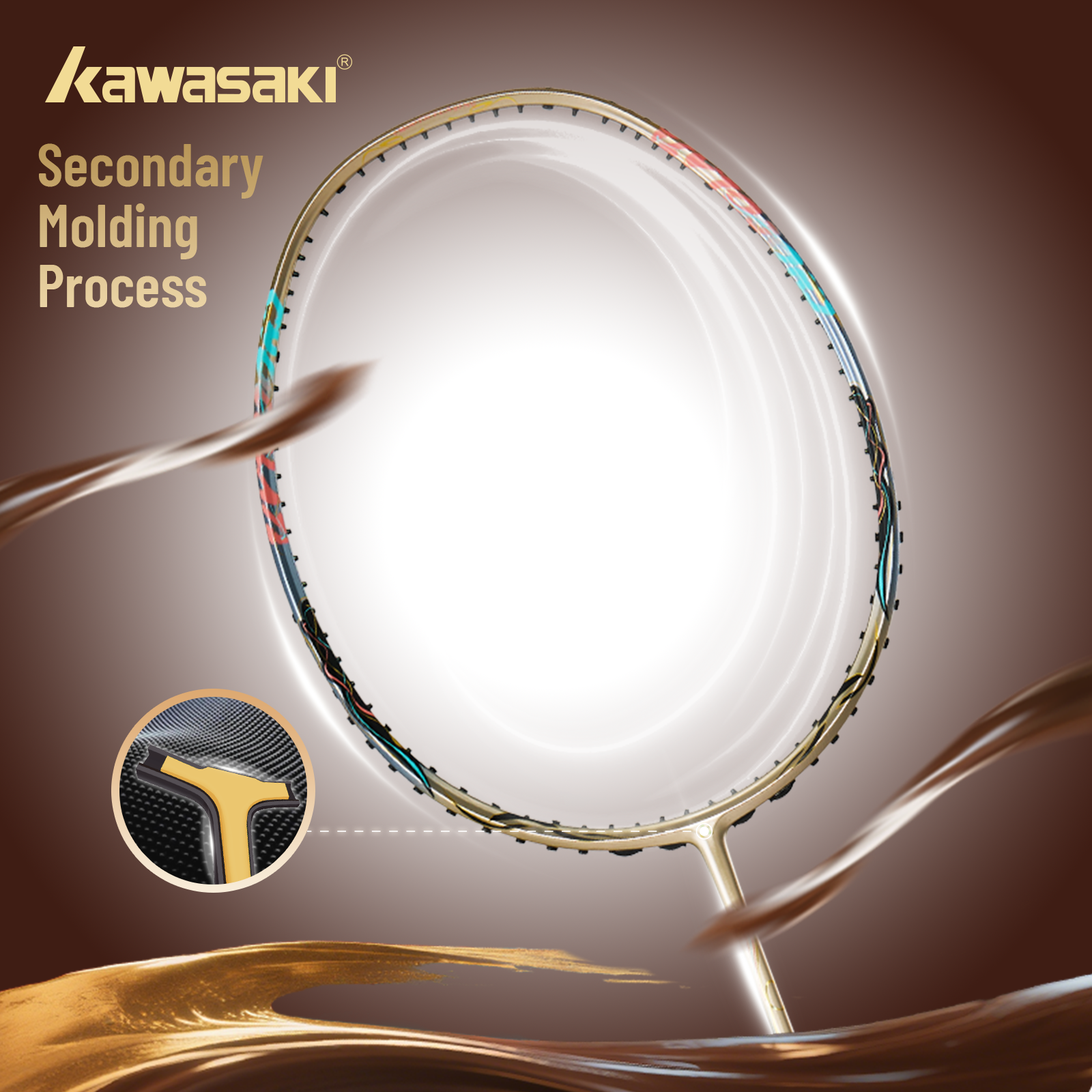 Kawasaki CHOCOLATE ULTRA 4U Ca - Badminton Single avaliação e preço