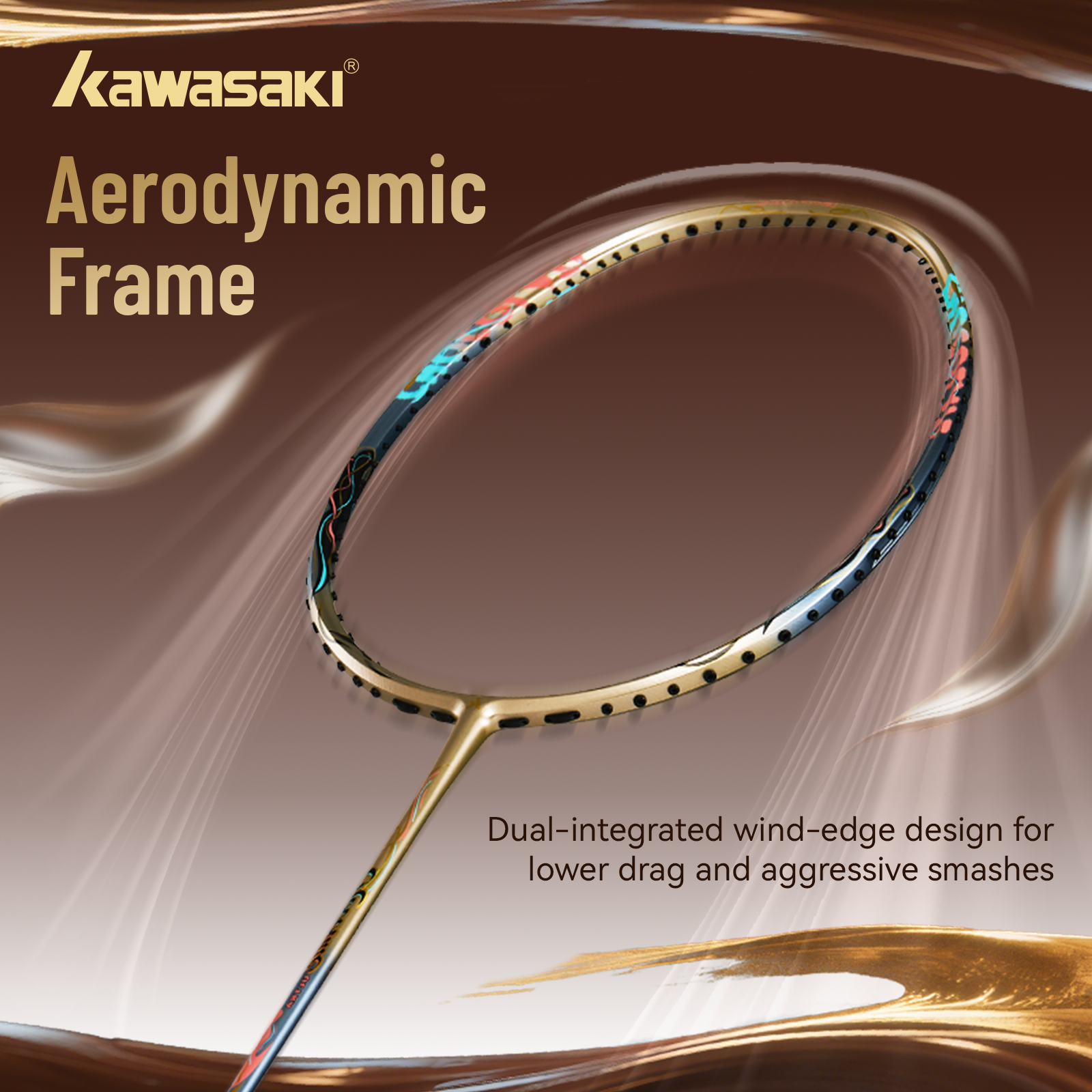 Kawasaki CHOCOLATE ULTRA 4U Ca - Badminton Single avaliação e preço