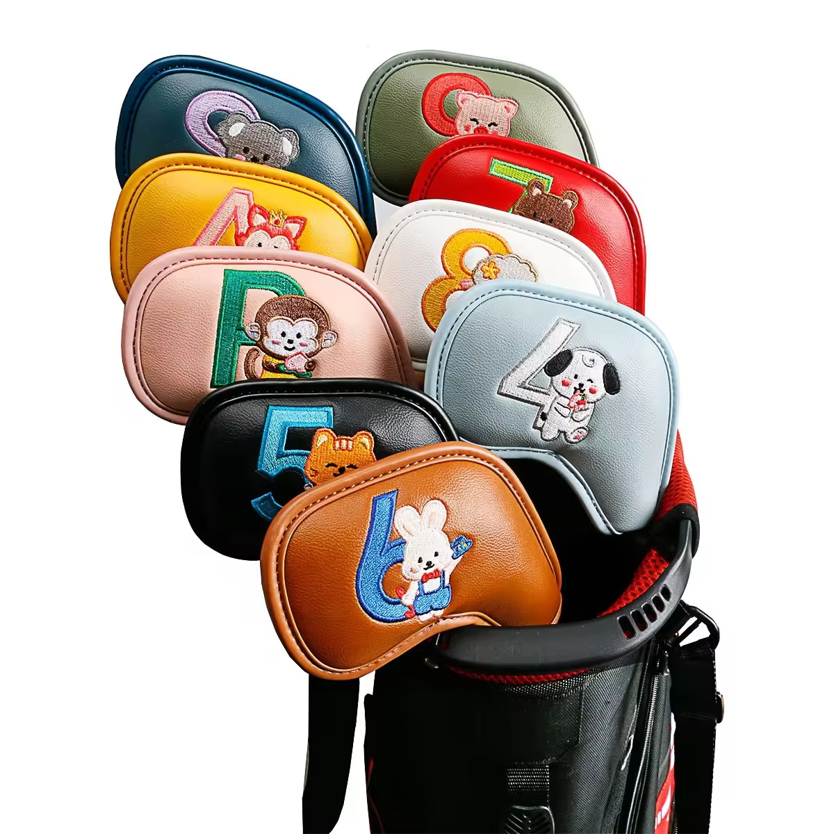9Pcs Cute Cartoon Animal Golf  - Badminton Club avaliação e preço