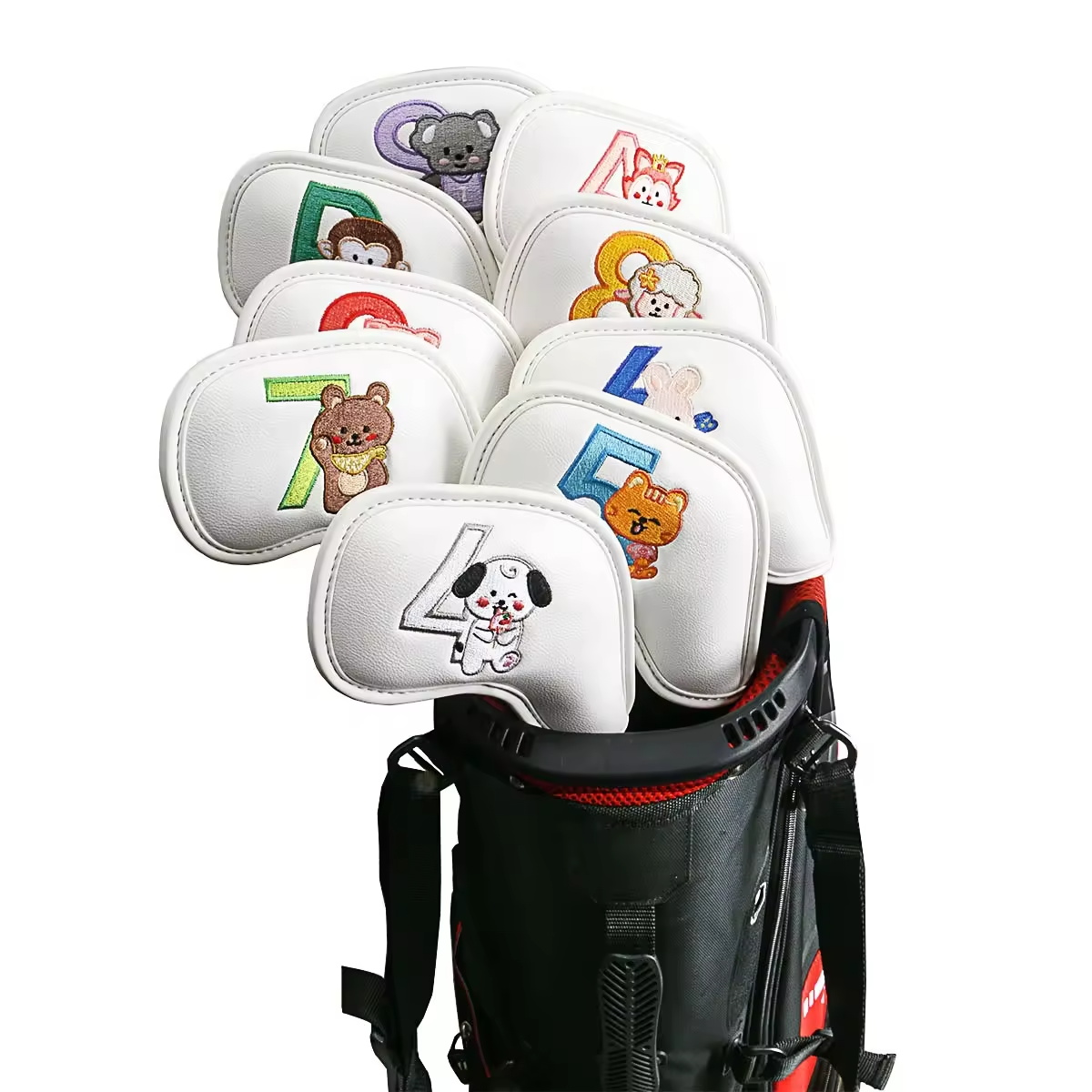 9Pcs Cute Cartoon Animal Golf  - Badminton Club avaliação e preço