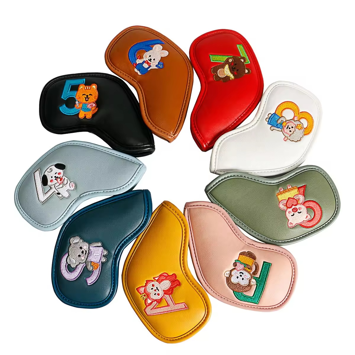 9Pcs Cute Cartoon Animal Golf  - Badminton Club avaliação e preço