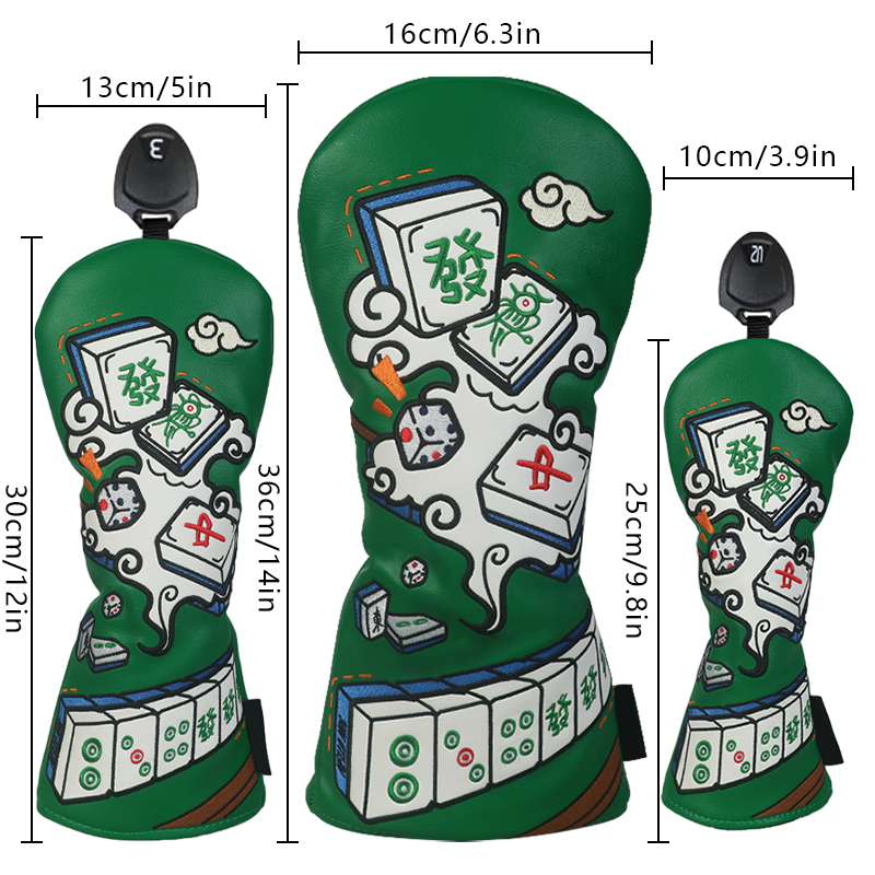 Golf Club Cover, Mahjong Style - Badminton Club avaliação e preço