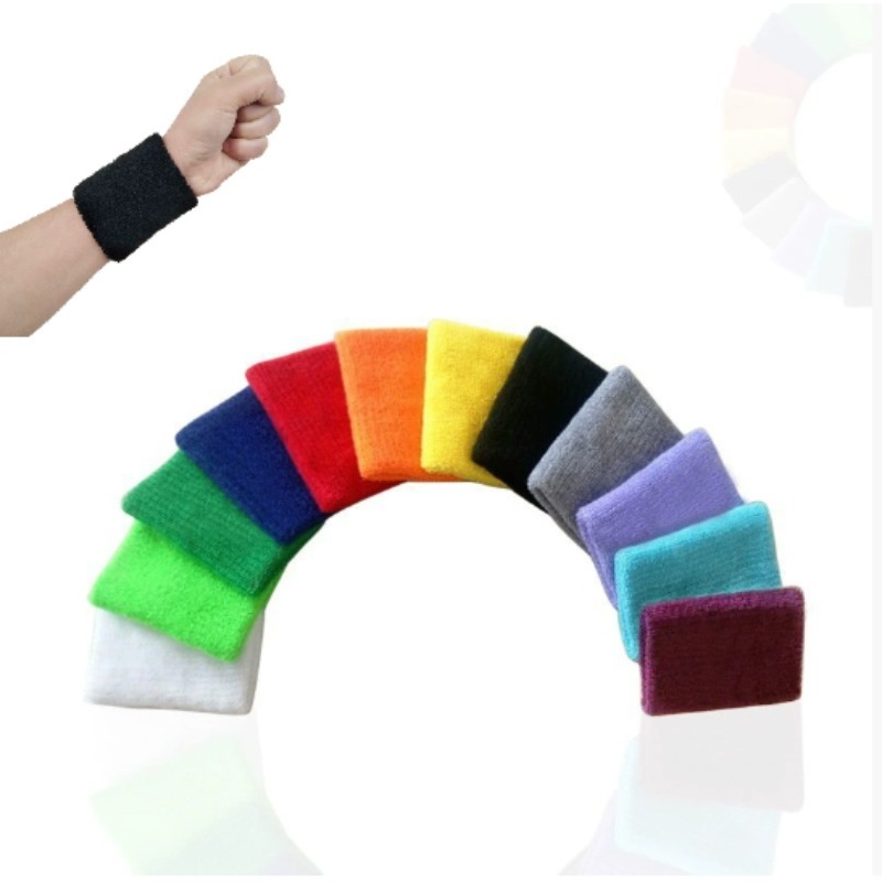 1 Pair Summer Sports Wristband - Wristband Pair Sweat avaliação e preço